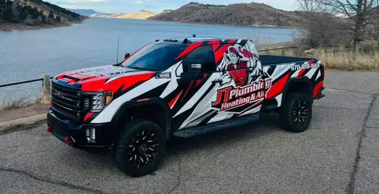 JT Plumbing Heating and Air Truck
